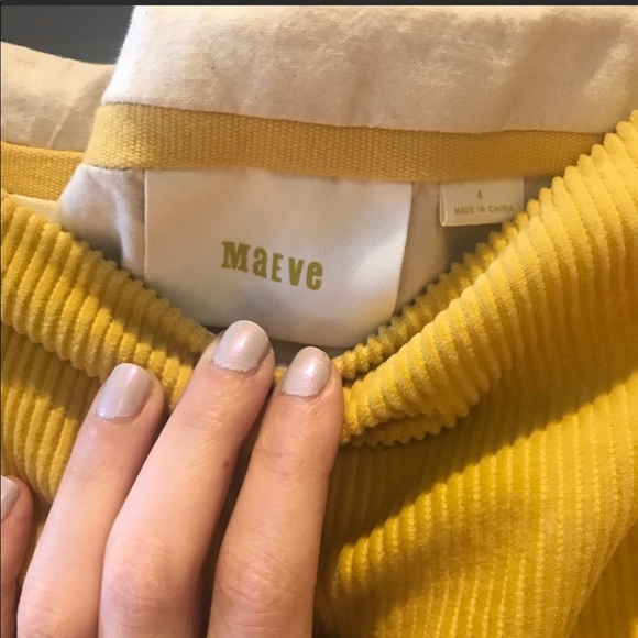 Anthropologie (Maeve) Yellow Skirt - Picture 2 of 2